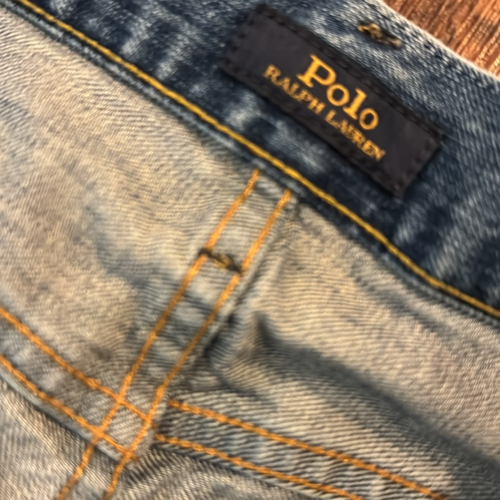 Men’s Polo Ralph Lauren Medium Wash Jeans. 34 inch waist. - Picture 6 of 7